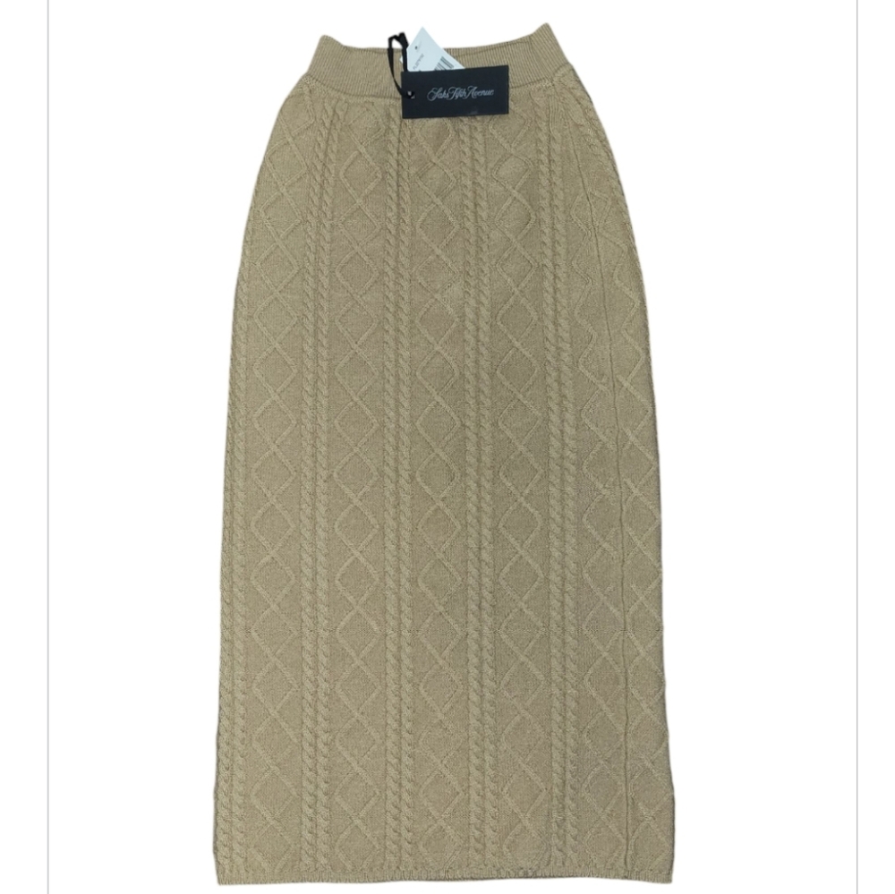 NWT Saks - Wool Knit Skirt - XS